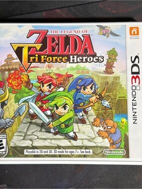 Nintendo The Legend of Zelda: Tri Force Heroes Nintendo 3DS CIB Tested and Works